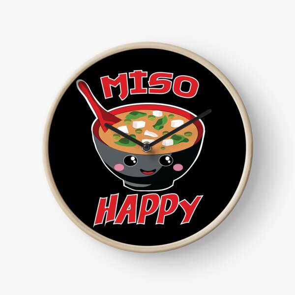 Item preview, Miso Happy - Funny Japanese Food designed and sold by TheInkElephant.