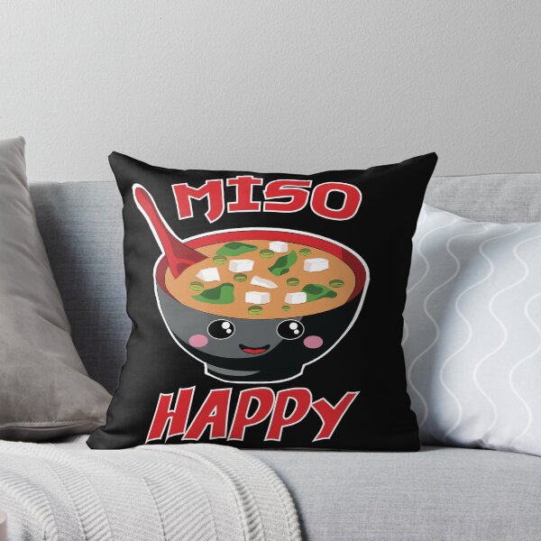 Item preview, Miso Happy - Funny Japanese Food designed and sold by TheInkElephant.