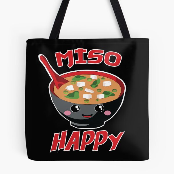 Item preview, Miso Happy - Funny Japanese Food designed and sold by TheInkElephant.