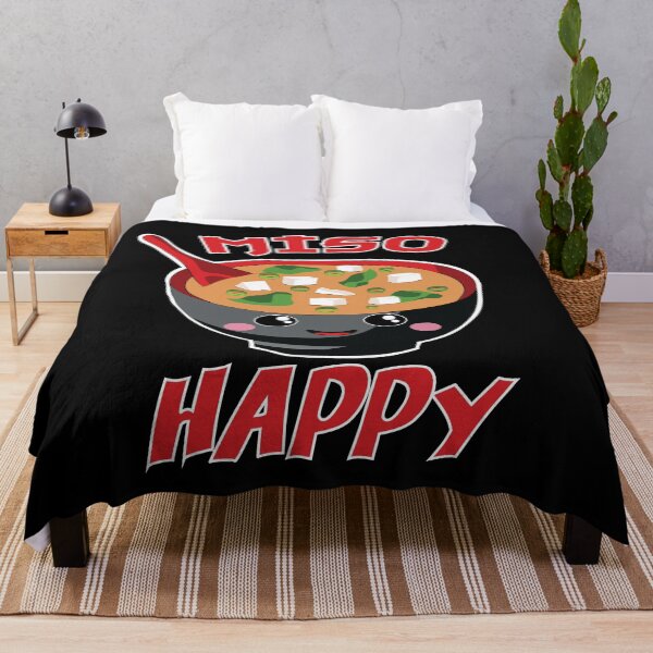 Item preview, Miso Happy - Funny Japanese Food designed and sold by TheInkElephant.