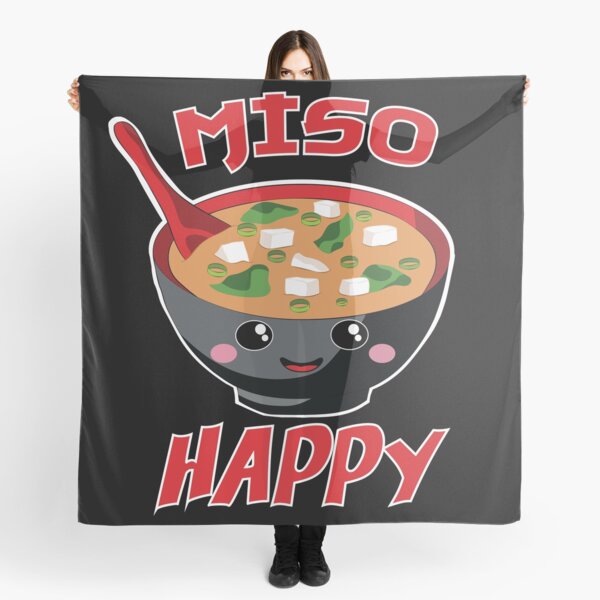 Item preview, Miso Happy - Funny Japanese Food designed and sold by TheInkElephant.