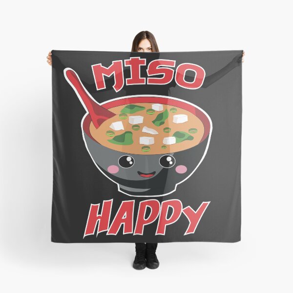 Item preview, Miso Happy - Funny Japanese Food designed and sold by TheInkElephant.