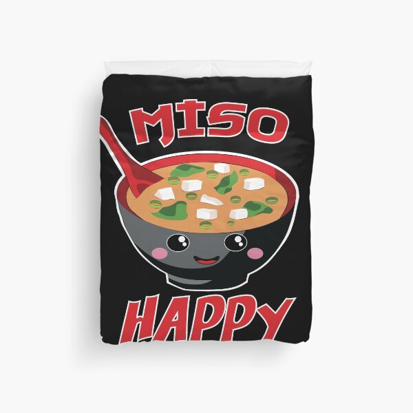 Item preview, Miso Happy - Funny Japanese Food designed and sold by TheInkElephant.