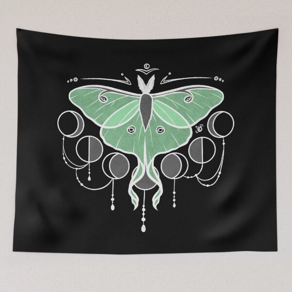 Item preview, Midnight Luna Moth - Green designed and sold by heysoleilart.