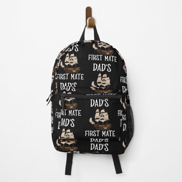 Item preview, Dad's First Mate - Pirate ship with skull designed and sold by JinkerCreations.