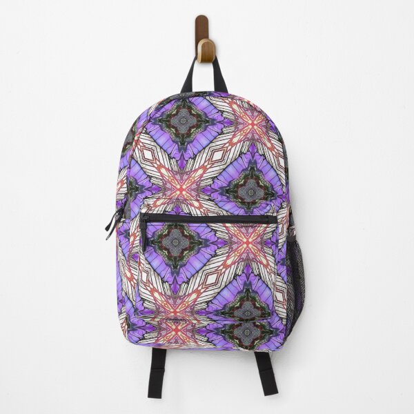 Item preview, Diamond Lattice Red Purple Black and White Pattern designed and sold by Sector18.