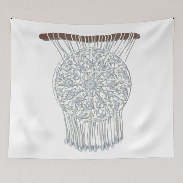 Item preview, macramé dream catcher designed and sold by Wizabi.