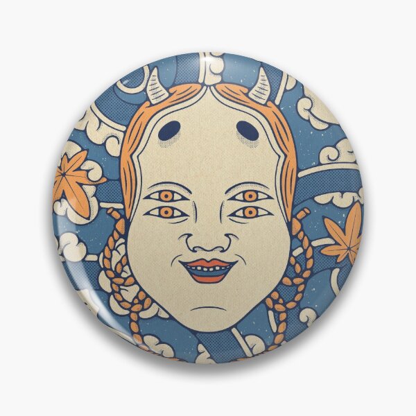 Item preview, Noumen Japanese mask illustration designed and sold by Ryan Paul Ragnni.