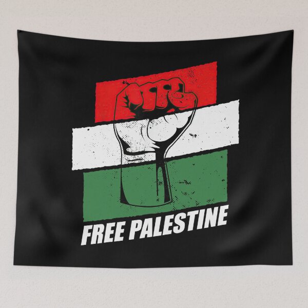 Item preview, Free Palestine - Free Palestine Flag - Fist Hand Freedome Palestine designed and sold by Stewar-ArtCool.