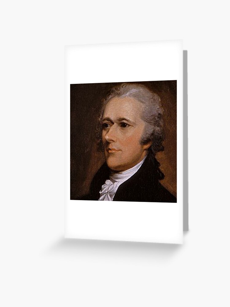 Tarjetas de felicitación «Alexander Hamilton - Padre fundador» de  teedesiigner | Redbubble