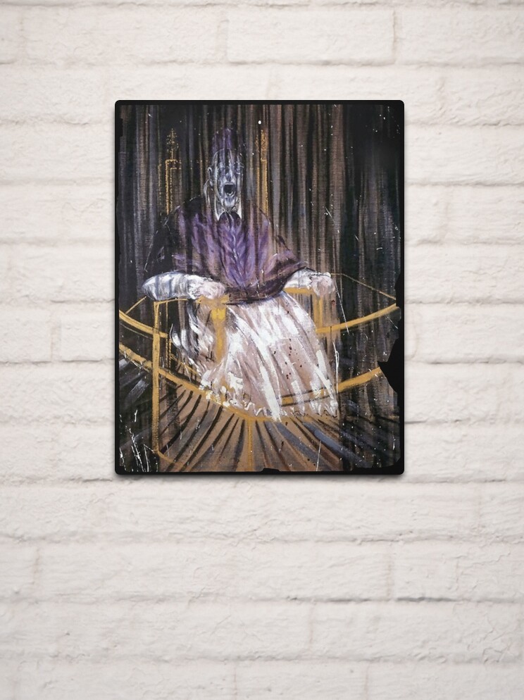 Study after Velázquez's Portrait of Pope Innocent X by Francis Bacon |  Metal Print