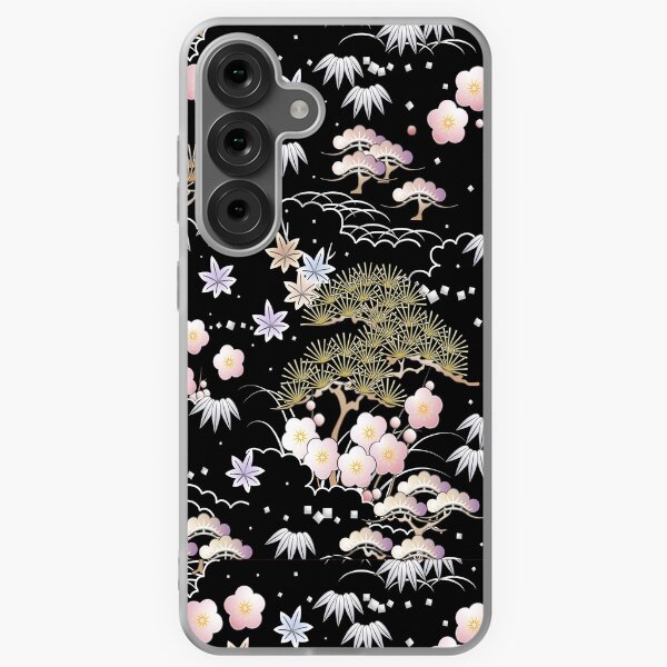 Item preview, Cosmic flowers Bohemian Pastel floral art paint texture design, Abstract art. iPhone and Samsung Galaxy case cover designed and sold by RoManSmArt.