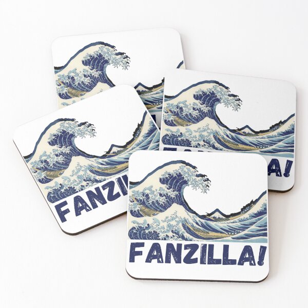 Item preview, Fanzilla - dragon movie fan - great japanese wave - zilla designed and sold by MerchActually.