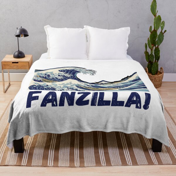 Item preview, Fanzilla - dragon movie fan - great japanese wave - zilla designed and sold by MerchActually.