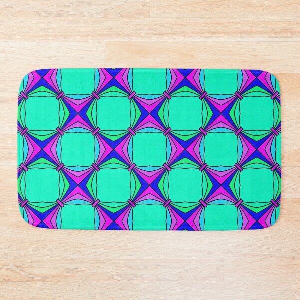 Item preview, Block Chain Green Blue and Purple Pattern designed and sold by Sector18.