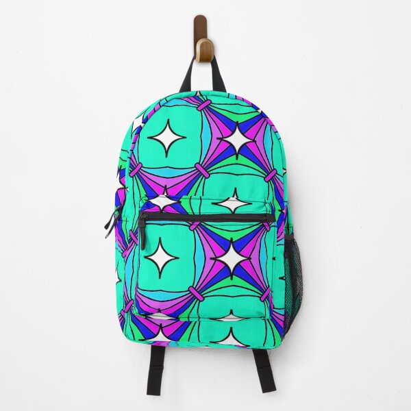 Item preview, Block Chain Blue Green Purple with Twinkles Pattern designed and sold by Sector18.