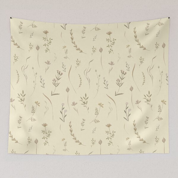 Item preview, Delicate Botanicals in Faded Vintage Colors Surface Pattern designed and sold by MyQueendom.