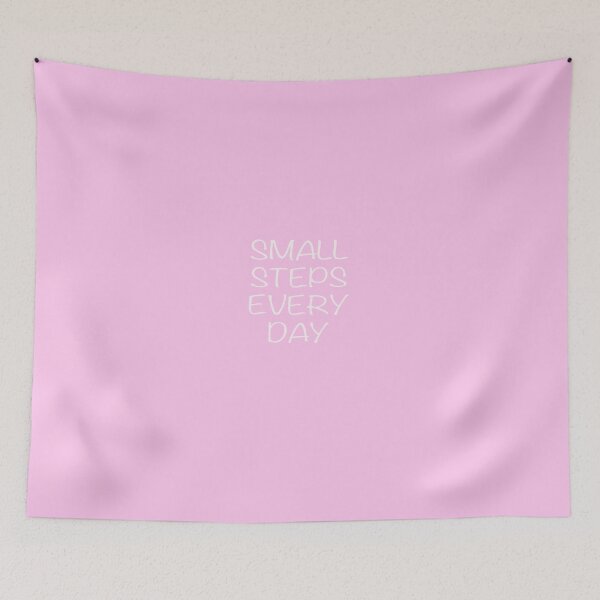 Item preview, saying / quote, small steps every day designed and sold by Rainbowdog.