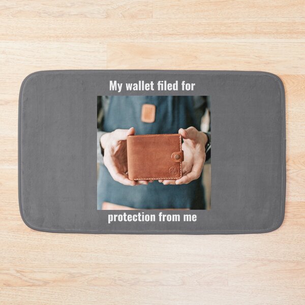 Item preview, " Wallet filed for protection" (white text). designed and sold by skoumpourdides.