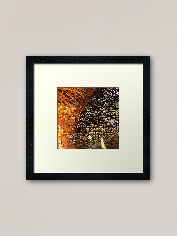 Alternate view of Oh the Tangled Web we Weave Framed Art Print
