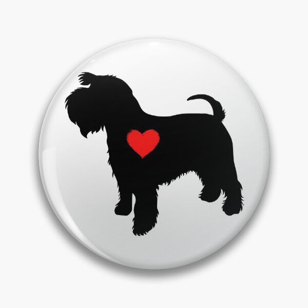 Item preview, Miniature Schnauzer Heart designed and sold by Mariano Topno.