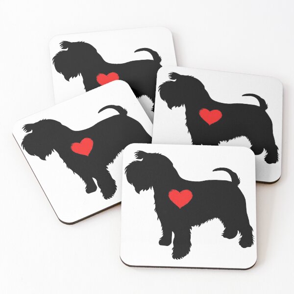 Item preview, Miniature Schnauzer Heart designed and sold by Mariano Topno.