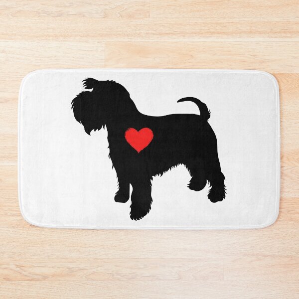 Item preview, Miniature Schnauzer Heart designed and sold by Mariano Topno.