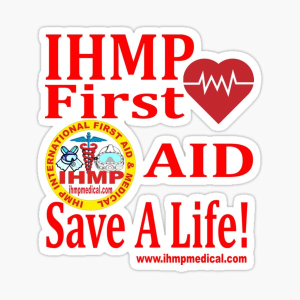 IHMP First Aid Training Sticker