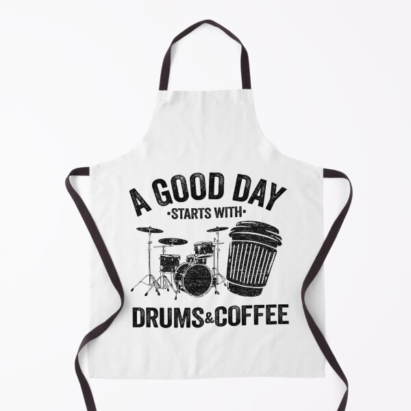 Item preview, A Good Day Starts With Drums & Coffee Drummer Gift Funny designed and sold by Stronzi.