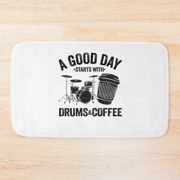 Item preview, A Good Day Starts With Drums & Coffee Drummer Gift Funny designed and sold by Stronzi.