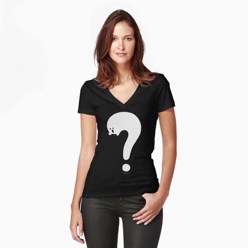 Item preview, Fitted V-Neck T-Shirt designed and sold by MiznaWada.