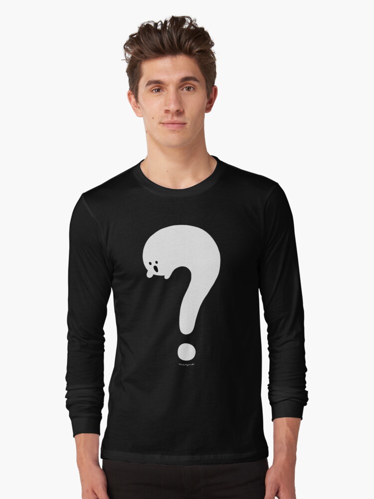Thumbnail 1 of 5, Long Sleeve T-Shirt, Mysterious Ghost - for dark color designed and sold by MiznaWada.