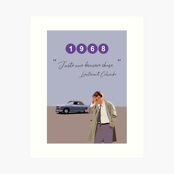 Item preview, Lieutenant Columbo French version designed and sold by Nicolas Tremblay.
