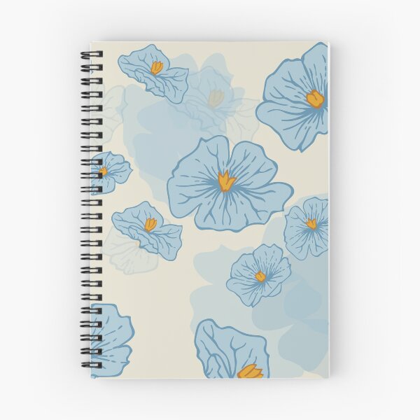 Item preview, Blue Bohemian blooming flowers. Pastel floral art paint texture design, Abstract art. iPhone and Samsung Galaxy case cover designed and sold by RoManSmArt.