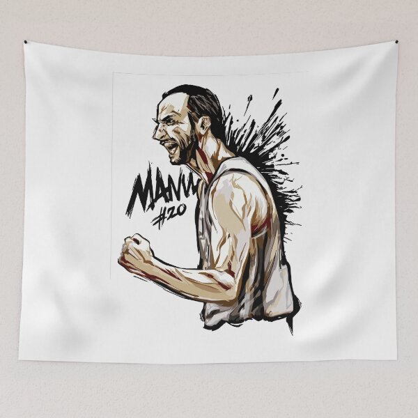 Item preview, manu ginobili artwork designed and sold by santinobosco.