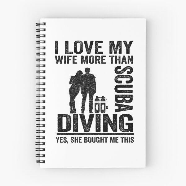 Item preview, I Love My Wife Funny Scuba Diving Dad Gift designed and sold by Stronzi.