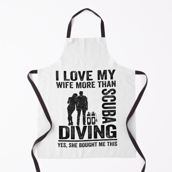 Item preview, I Love My Wife Funny Scuba Diving Dad Gift designed and sold by Stronzi.