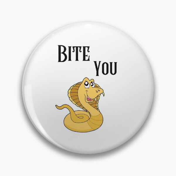 Item preview, Bite you Yellow Snake designed and sold by D00dleBoss.