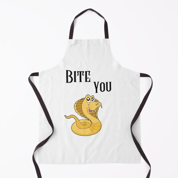 Item preview, Bite you Yellow Snake designed and sold by D00dleBoss.