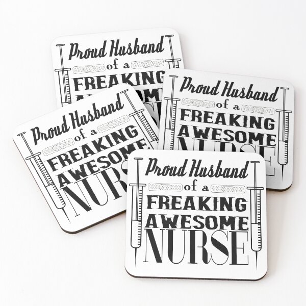 Item preview, Proud Husband Of Nurse (Black) designed and sold by superdumb70.
