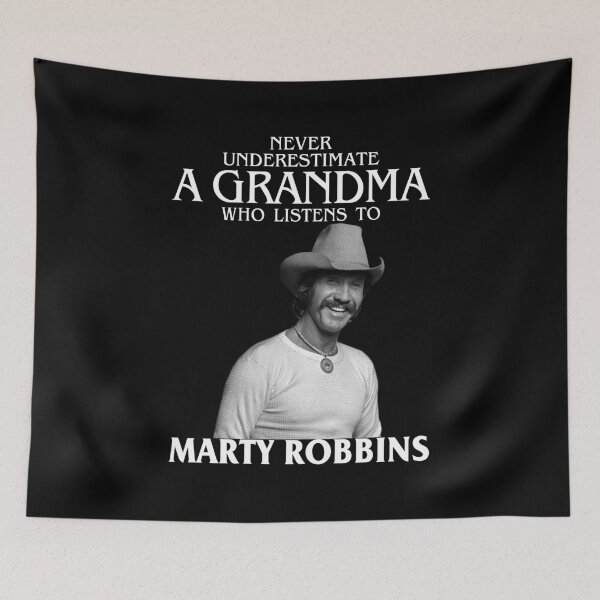 Item preview, Vintage Never Underestimate A Woman Who Listens to Marty Robbins designed and sold by ImogenLee.