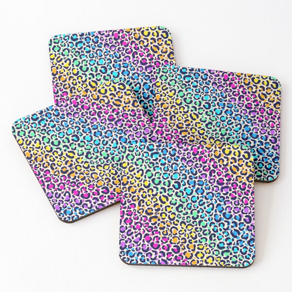 Item preview, Rainbow Leopard Animal print pattern designed and sold by suzzincolour.