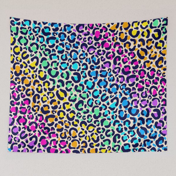 Item preview, Rainbow Leopard Animal print pattern designed and sold by suzzincolour.