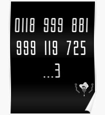 Police Number from the IT Crowd Poster