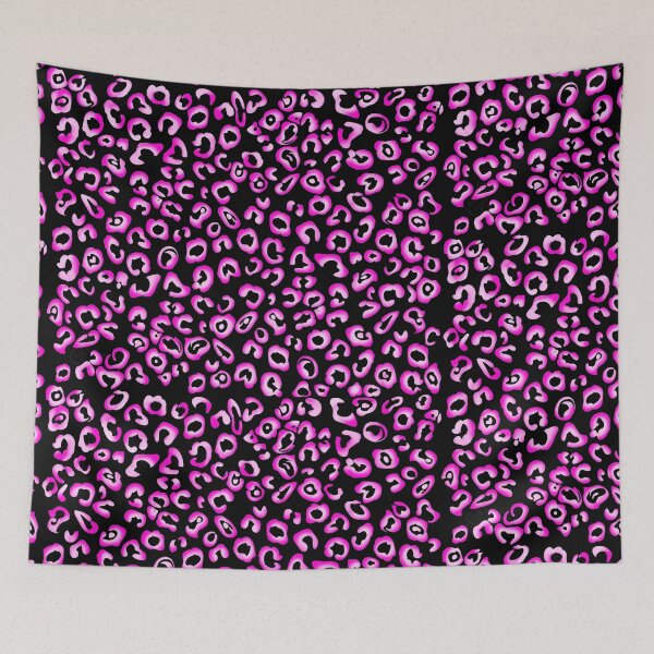 Item preview,  Pink spotted leopard print designed and sold by Kestrelle.