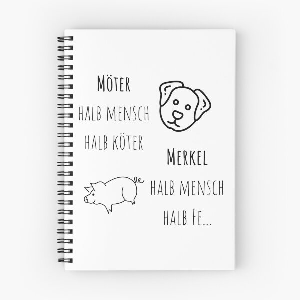 Artikelvorschau, Möter halb Mensch halb Köter Merkel halb Mensch halt Ferkel | Spaceballs entworfen und verkauft von DeltaWhiskey-.