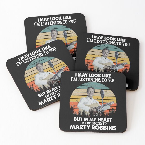 Item preview, I May Look Like I'm Listening To Marty Robbins Vintage designed and sold by ImogenLee.