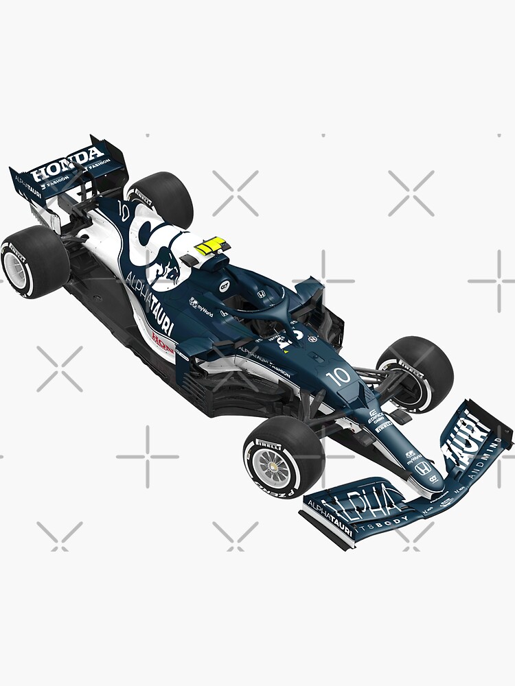 "Pierre Gasly F1 2021 AlphaTauri Car Design" Sticker for Sale by d25bev