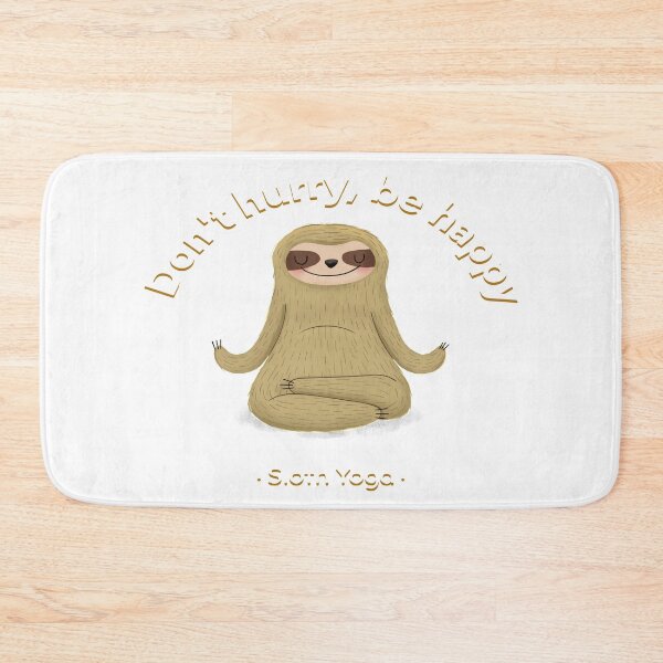 Item preview, Sloth Yoga, Don't hurry, be happy T-Shirt. designed and sold by Uday24.