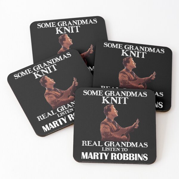 Item preview,  Some Grandmas Knit Real Grandmas Listen to Marty Robbins Legend designed and sold by ImogenLee.